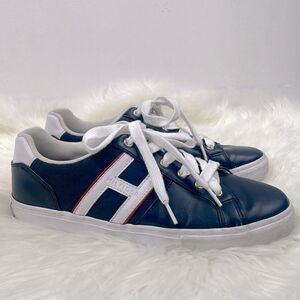 Tommy Hilfiger | low cut blue sneakers 8.5 w /the iconic colorful brand …